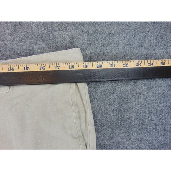 Tommy Bahama Shorts Mens 38 Beige Tan Linen Blend Flat Front Casual Relaxed - Picture 6 of 9